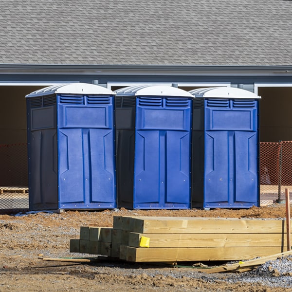 how do you ensure the porta potties are secure and safe from vandalism during an event in Williamsfield